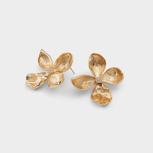 Floraluxe Gold/Clear Multi Women's Earrings - Earrings | Aldo Essential
