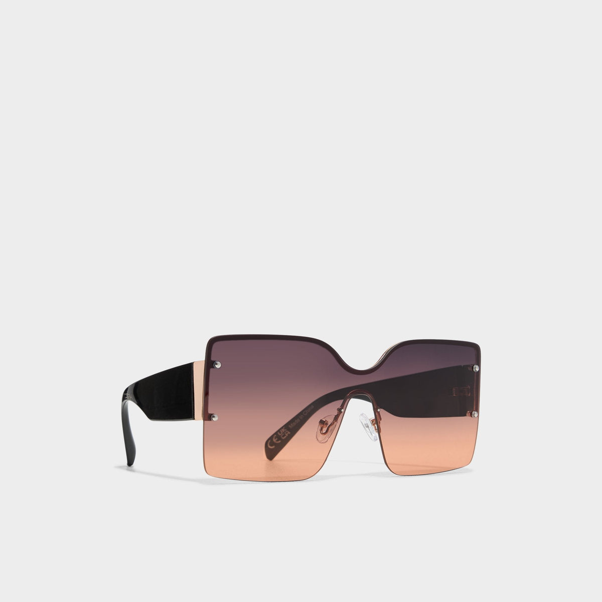 Lalaendrax Black/Gold Multi Women's Square - Square sunglasses | Aldo Signature