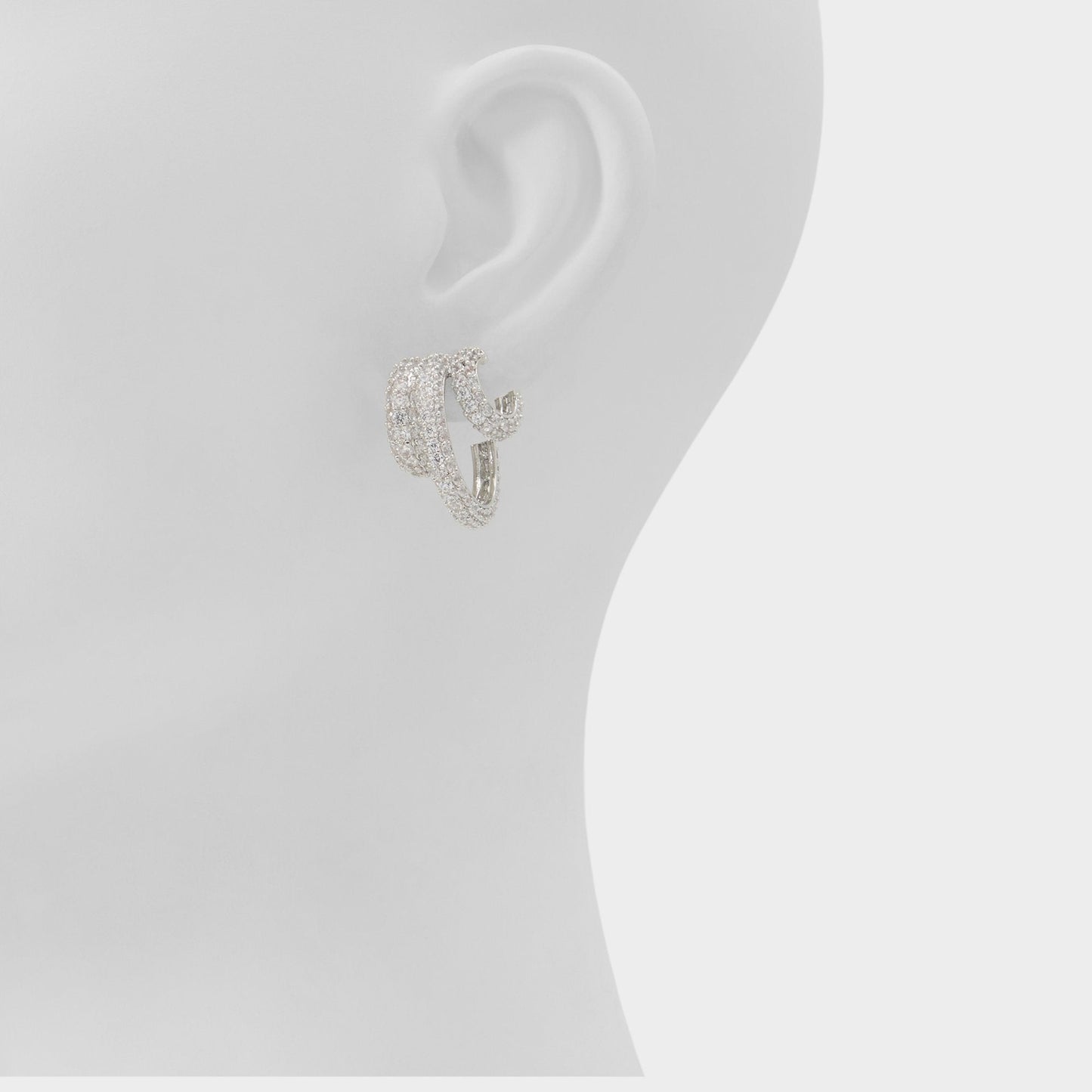 Glitzys in Silver Clear Multi - Hoop earrings | Aldo Premium