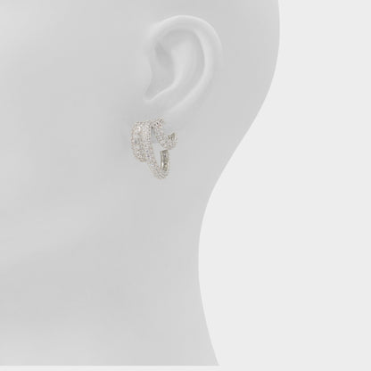 Glitzys in Silver Clear Multi - Hoop earrings | Aldo Premium