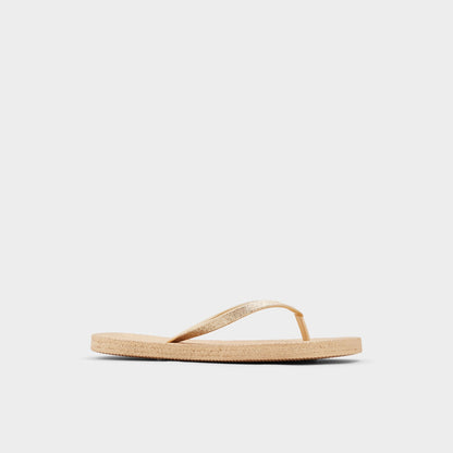Aloomba Gold Women's Flats - Flip flop | Aldo Premium
