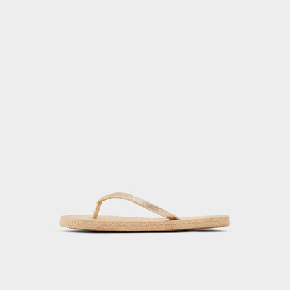 Aloomba Gold Women's Flats - Flip flop | Aldo Premium