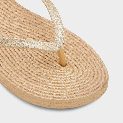 Aloomba Gold Women's Flats - Flip flop | Aldo Premium