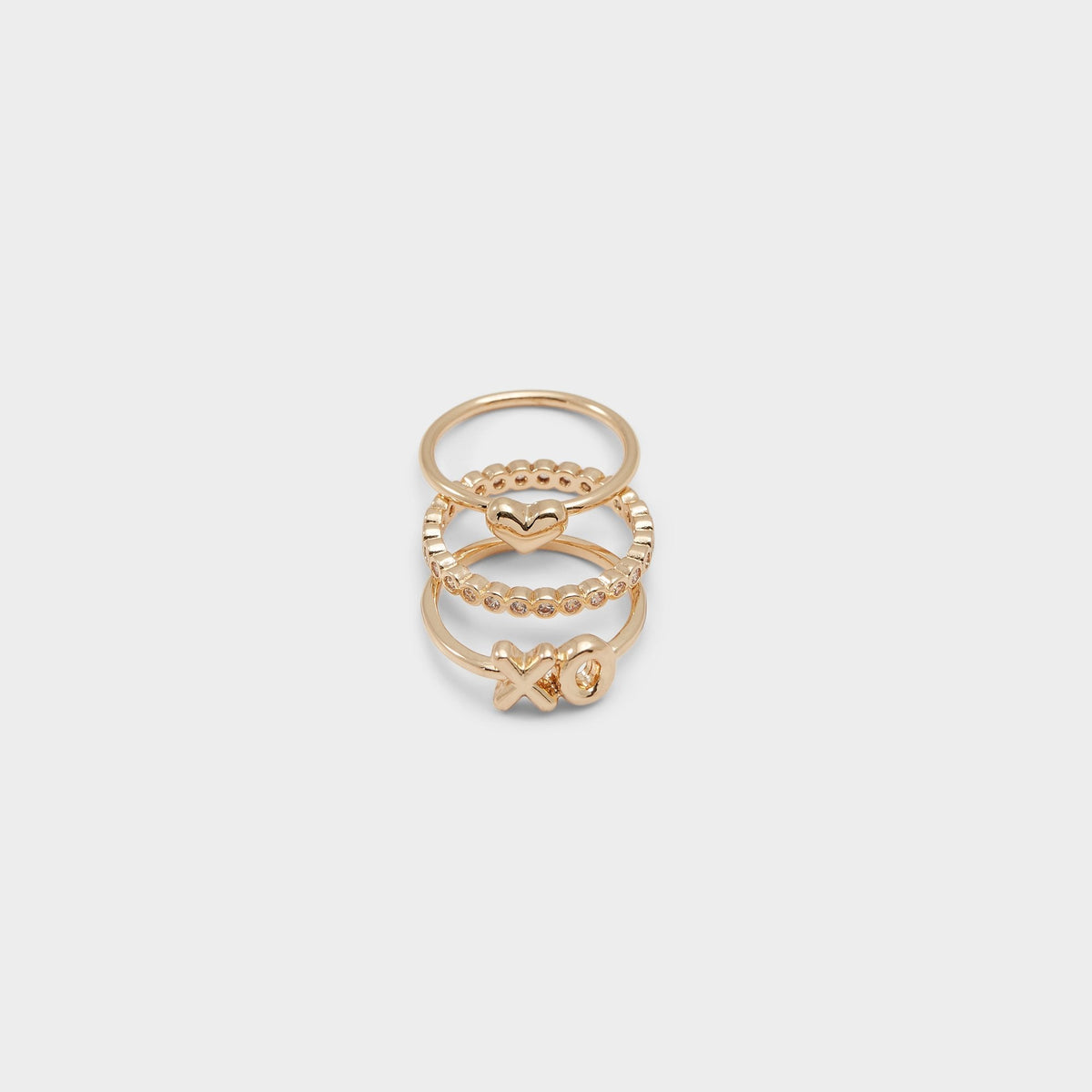 Sweetyheart Gold/Clear Multi Women's Cubic Zirconia - Ring | Aldo New