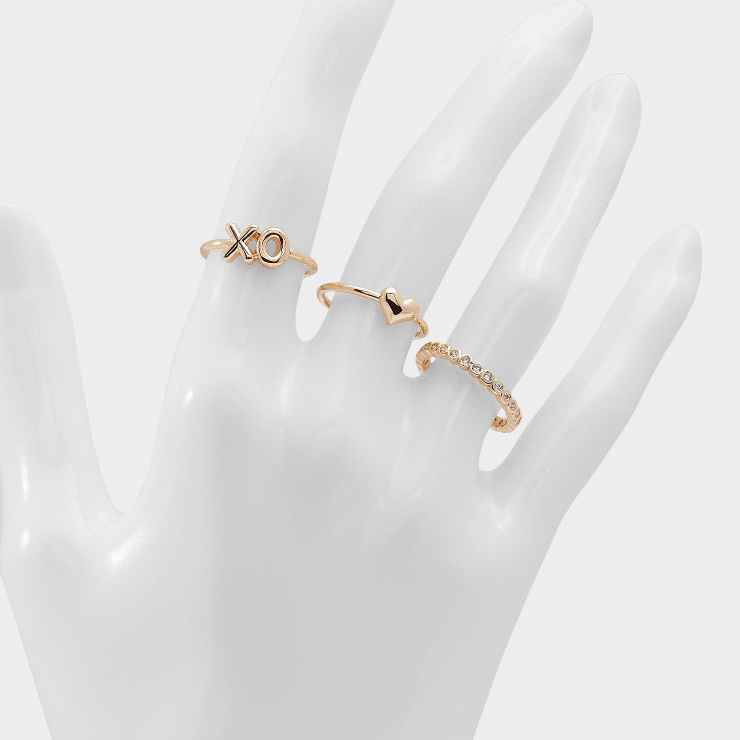 Sweetyheart Gold/Clear Multi Women's Cubic Zirconia - Ring | Aldo New