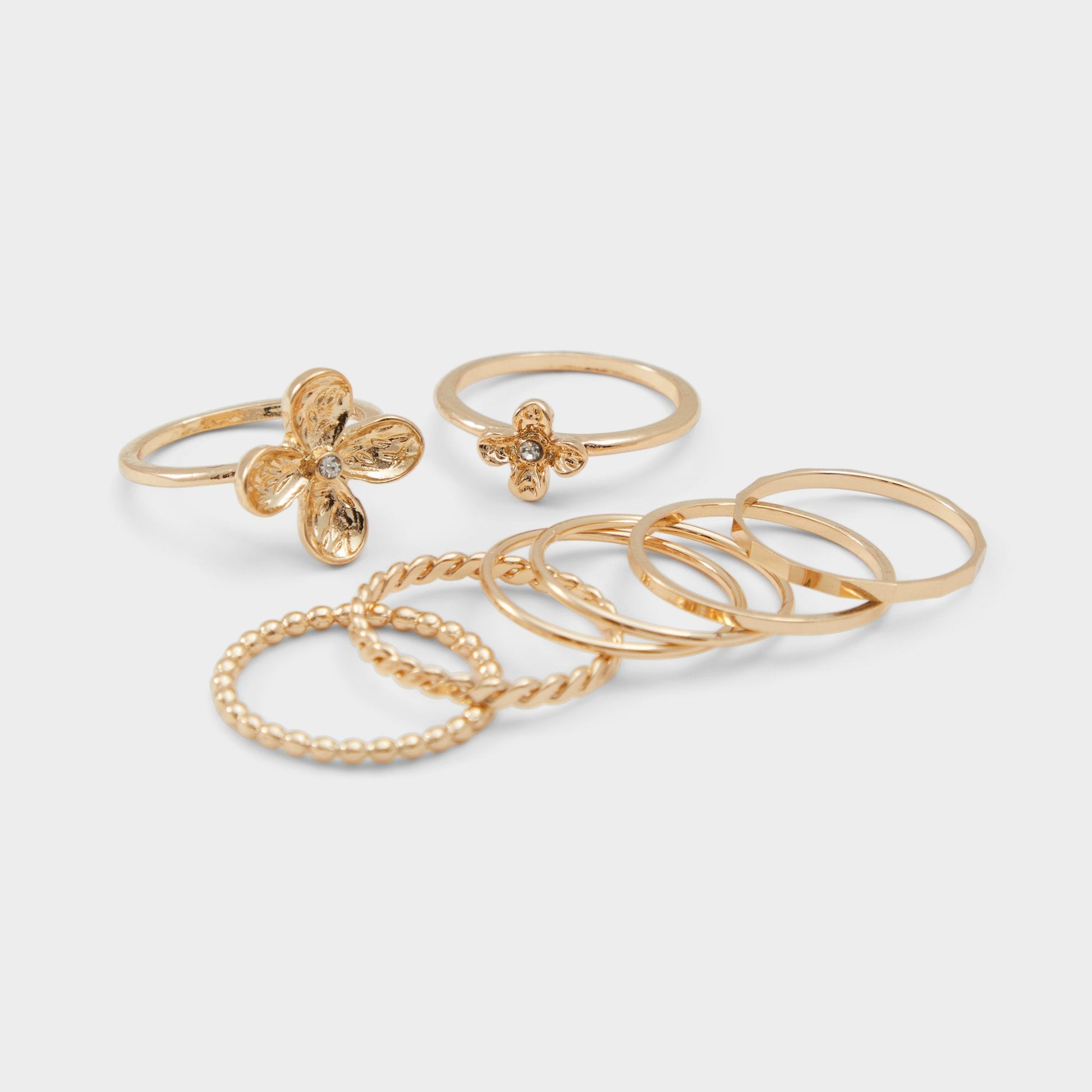Kiliwiel Gold/Clear Multi Women's Rings - Multi finger rings | Aldo Essential
