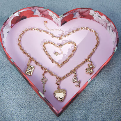 Bemyvalentine Gold/Clear Multi Women's Specialty - Necklace & bracelet set | Aldo Essential
