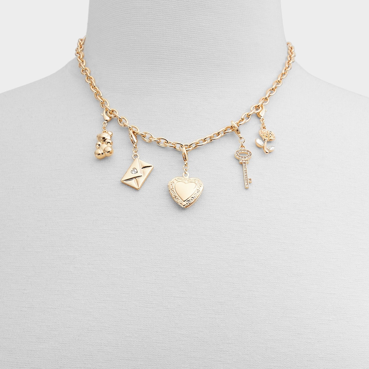 Bemyvalentine Gold/Clear Multi Women's Specialty - Necklace & bracelet set | Aldo Essential
