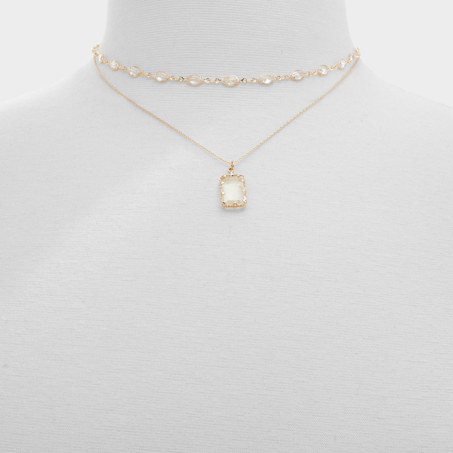 Destinie Gold/Clear Multi Women's Necklaces - Layered necklace | Aldo Premium