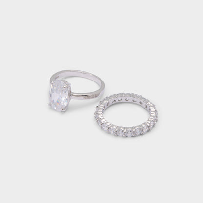 Ovalsparkles in Silver Clear Multi - Ring | Aldo New