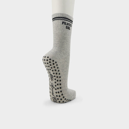 Pilatesclub in Grey - Pilates socks | Aldo Classic
