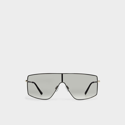 Priren Black/Gold Multi Women's Shield - Shield sunglasses | Aldo Recommended