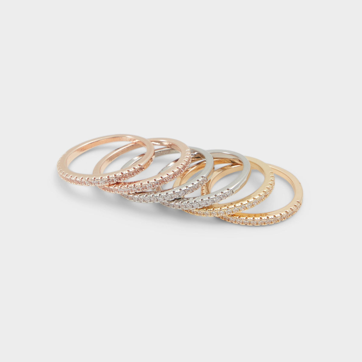 Lamilly Metallic Multi Women's Cubic Zirconia - Multi finger rings | Aldo Popular