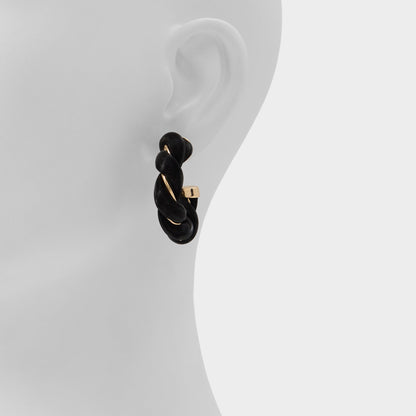 Twists in Black Gold Multi - Hoop earrings | Aldo New