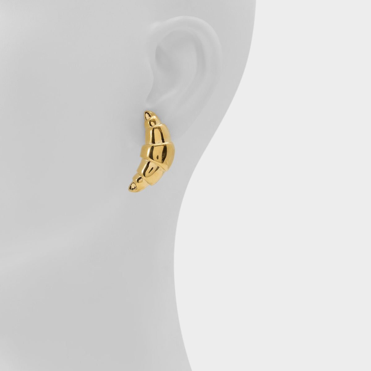 Croissants Gold Women's Stainless Steel - Button earrings | Aldo Best Seller