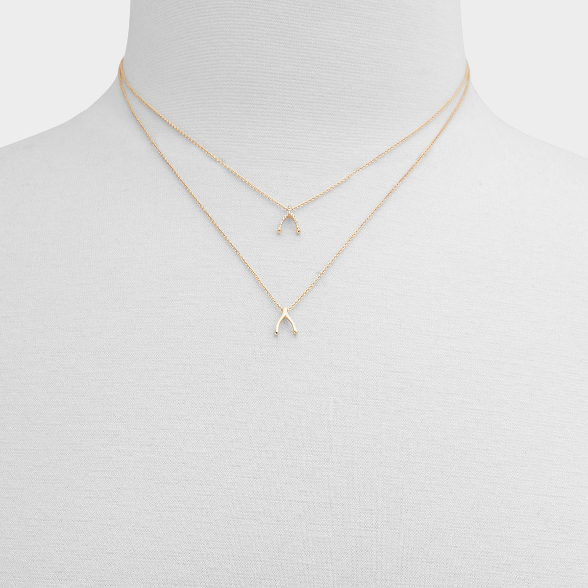 Makeawish Gold/Clear Multi Women's Necklaces - Gift set | Aldo Trending