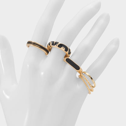 Wildora in Black Gold Multi - Stackable rings | Aldo Best Seller
