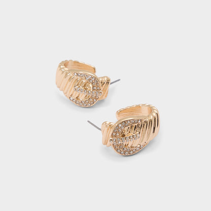 Cintura in Gold Clear Multi - Hoop earrings | Aldo Exclusive