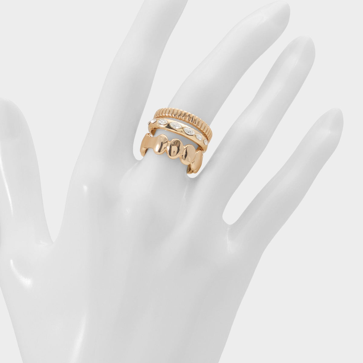 Bublle in Gold Clear Multi - Stackable rings | Aldo Best Seller