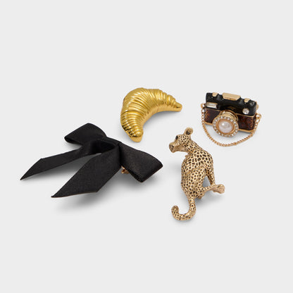 Chicpins in Black Gold Multi - Decorative brooch | Aldo Exclusive