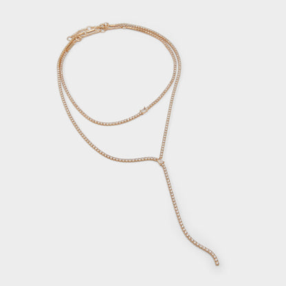 Alata Gold/Clear Multi Women's Cubic Zirconia - Necklace | Aldo Best Seller