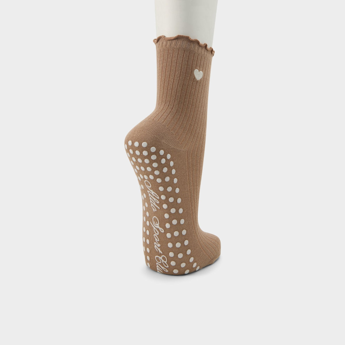 Pilatesock in Dark Beige - Pilates socks | Aldo Classic