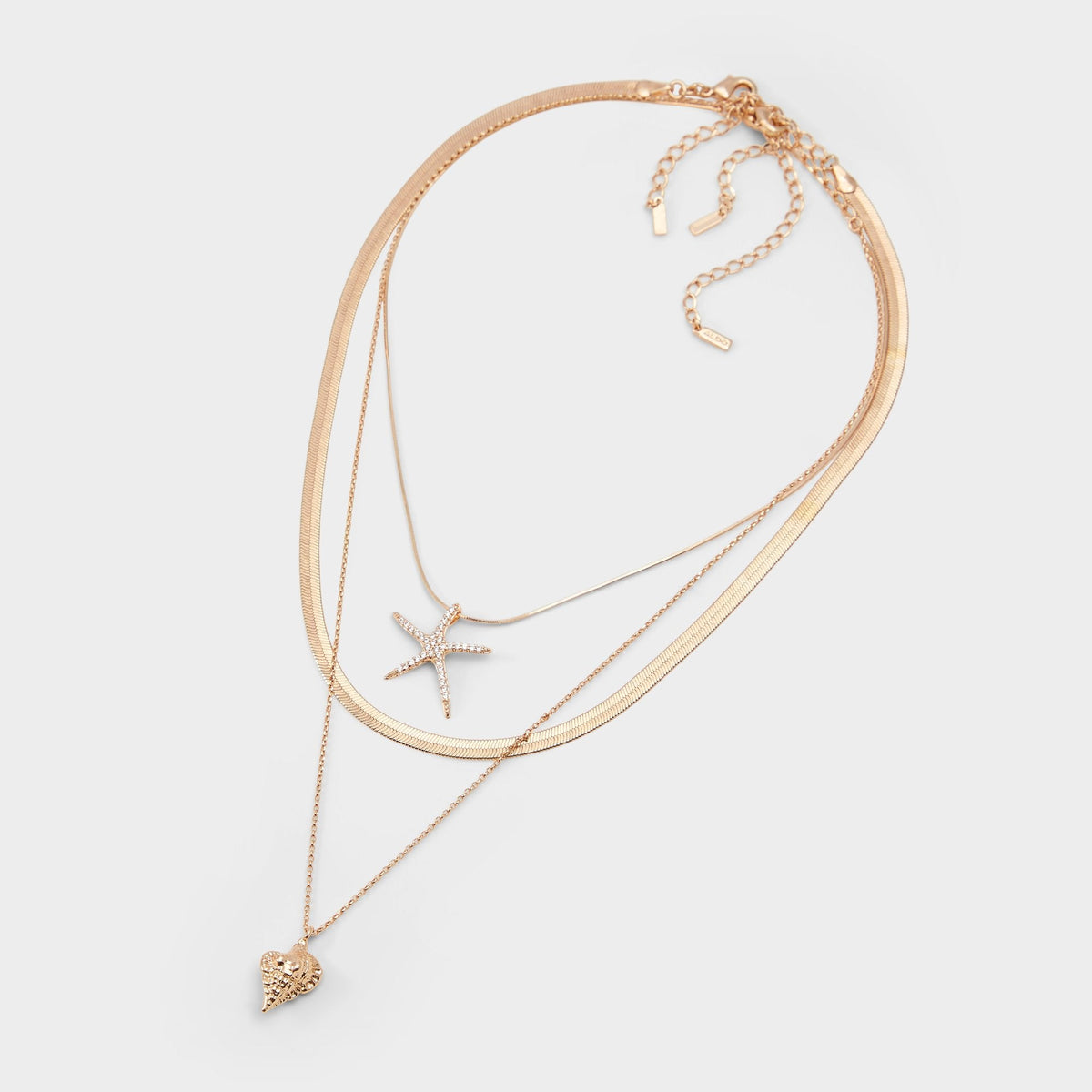 Seascharms Gold/Clear Multi Women's Necklaces - Layered necklace | Aldo Premium