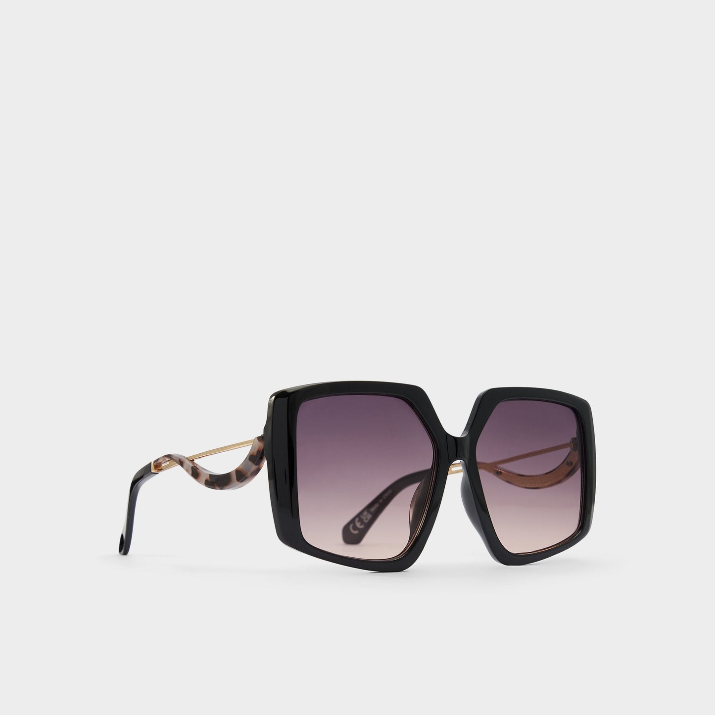 Asya Black/Gold Multi Women's Square - Square sunglasses | Aldo Recommended