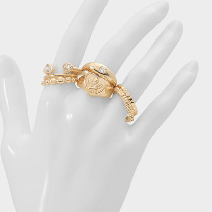 Anngellica in Gold Clear Multi - Multi-finger rings | Aldo Premium
