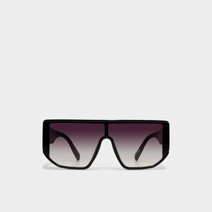 Thiedan Black/Gold Multi Women's Shield - Shield sunglasses | Aldo New