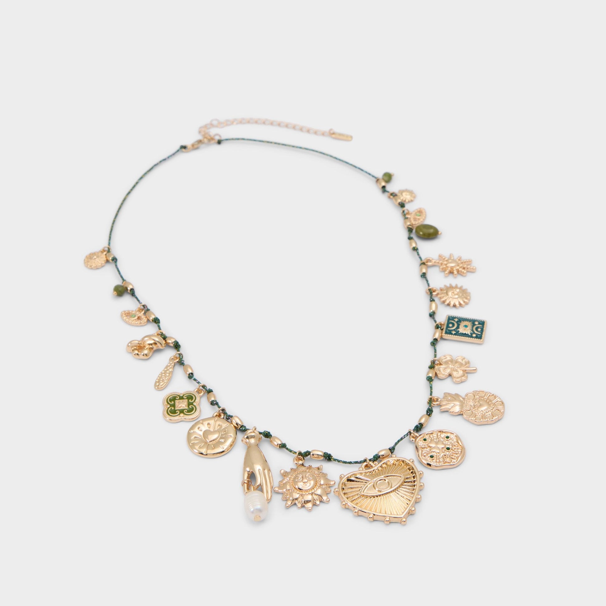 Bohemian in Dark Green - Charm necklace | Aldo Trending