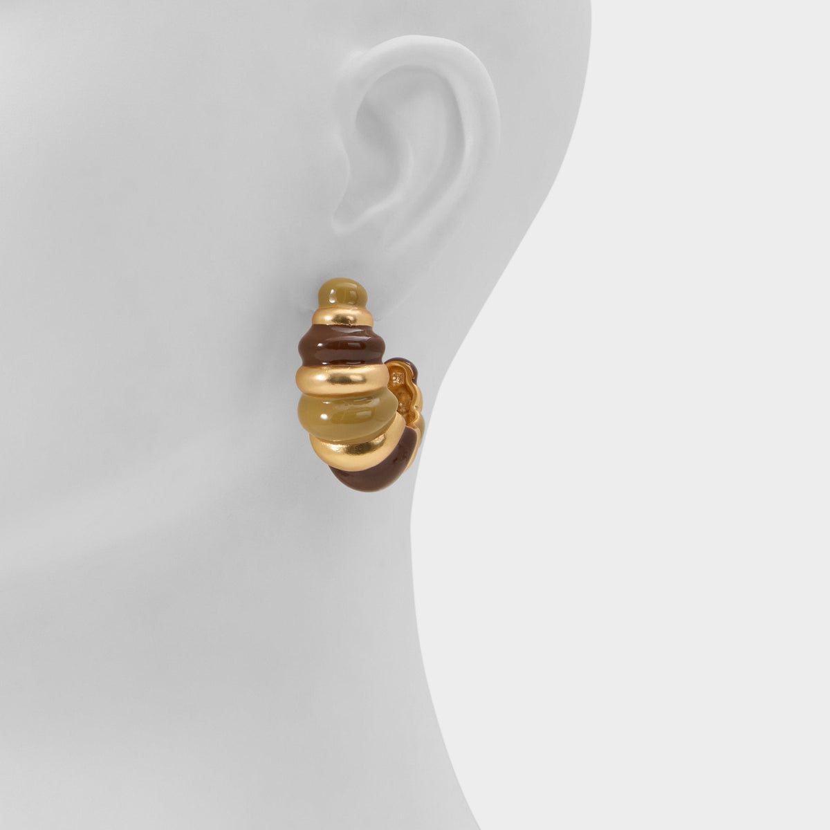 Samarra in Light Brown - Hoop earrings | Aldo Signature