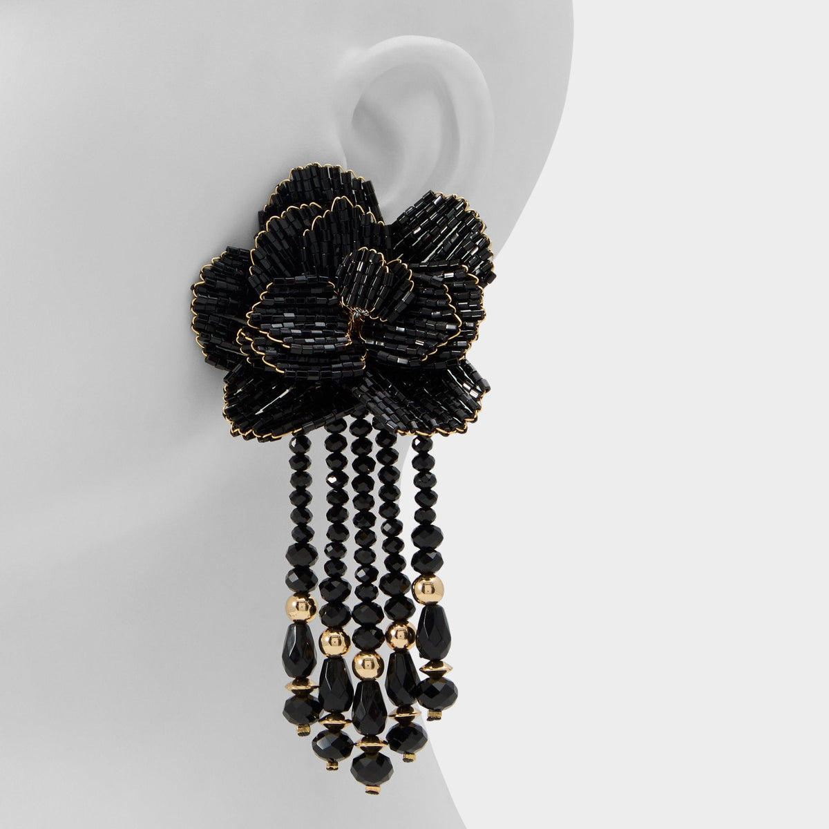 Petalia Black/Gold Multi Women's Earrings - Statement earrings | Aldo Signature