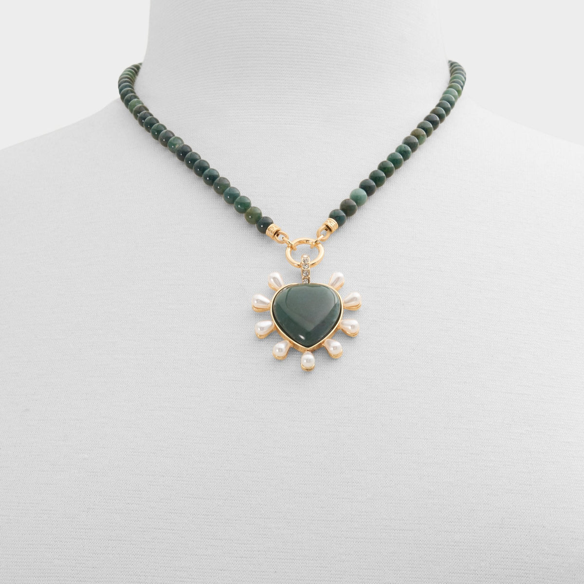 Preciousheart in Dark Green - Necklace | Aldo Classic