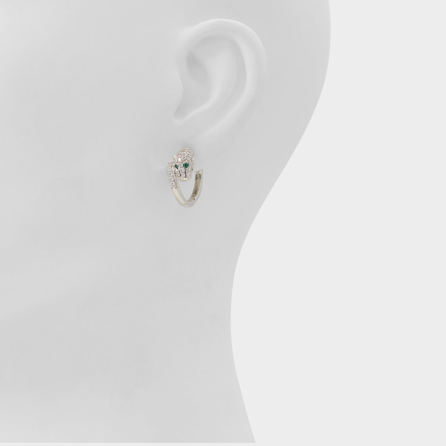Strigidae in Silver Clear Multi - Hoop earrings | Aldo Essential