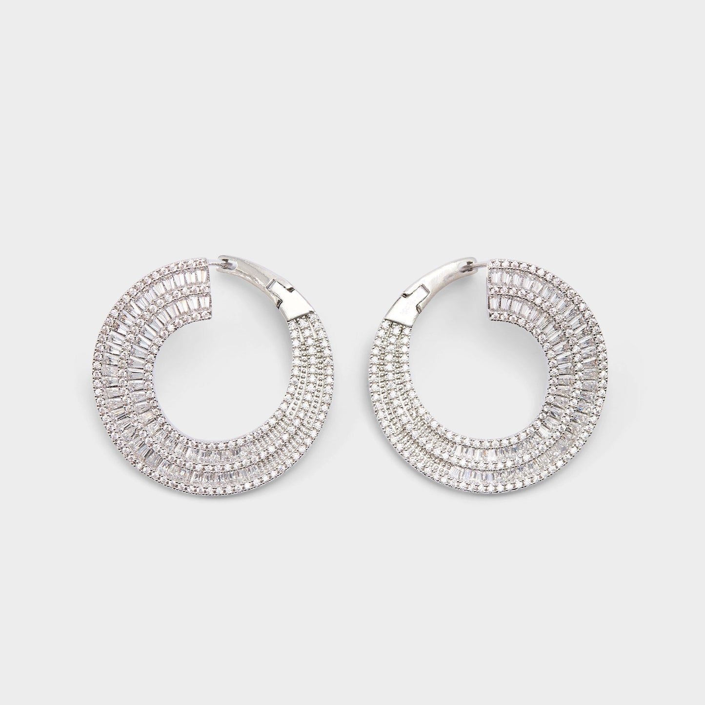 Caldy Silver/Clear Multi Women's Earrings - Hoop earrings | Aldo Signature