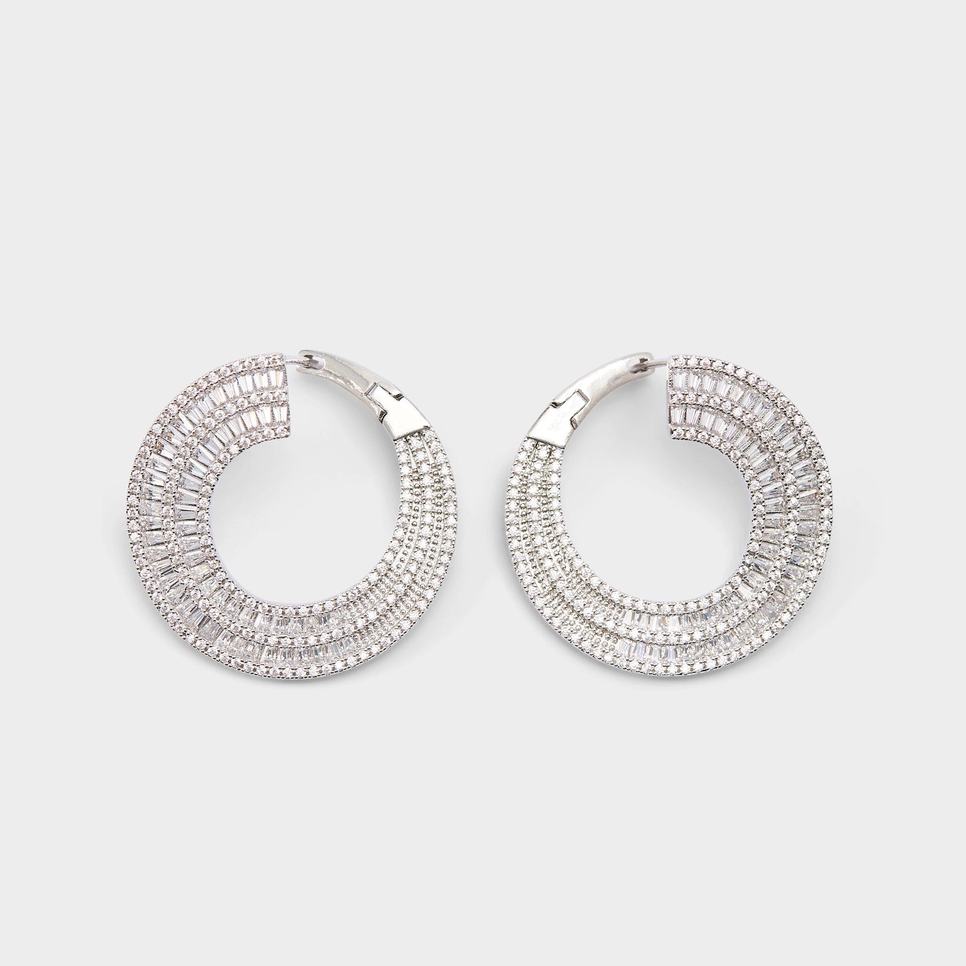 Caldy Silver/Clear Multi Women's Earrings - Hoop earrings | Aldo Signature