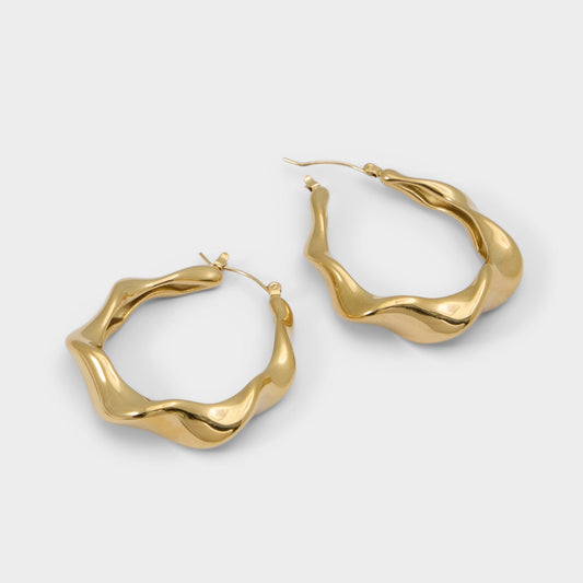 Patroklos Gold Women's Earrings - Hoop earrings | Aldo Premium