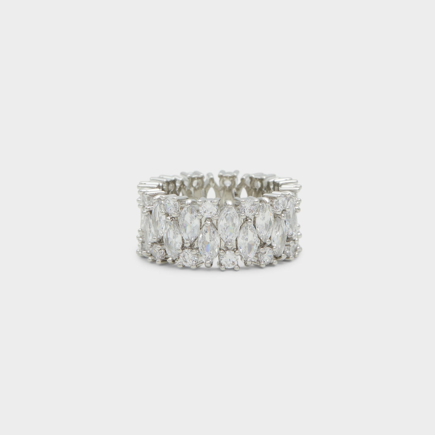 Nikka Silver/Clear Multi Women's Cubic Zirconia - Ring | Aldo Signature