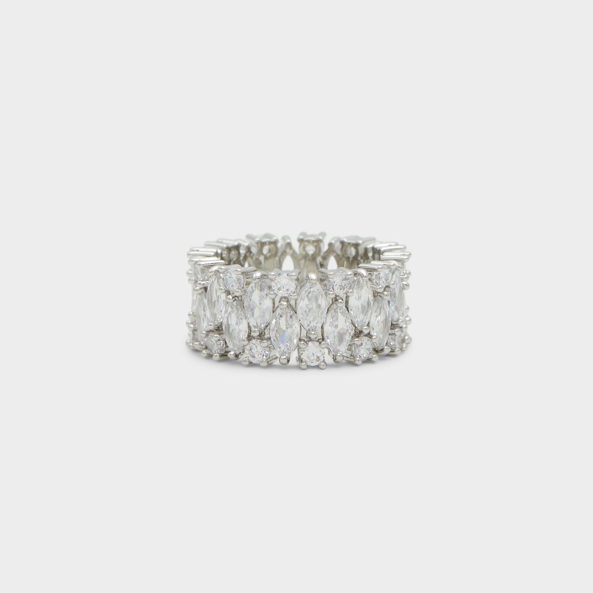Nikka Silver/Clear Multi Women's Cubic Zirconia - Ring | Aldo Signature
