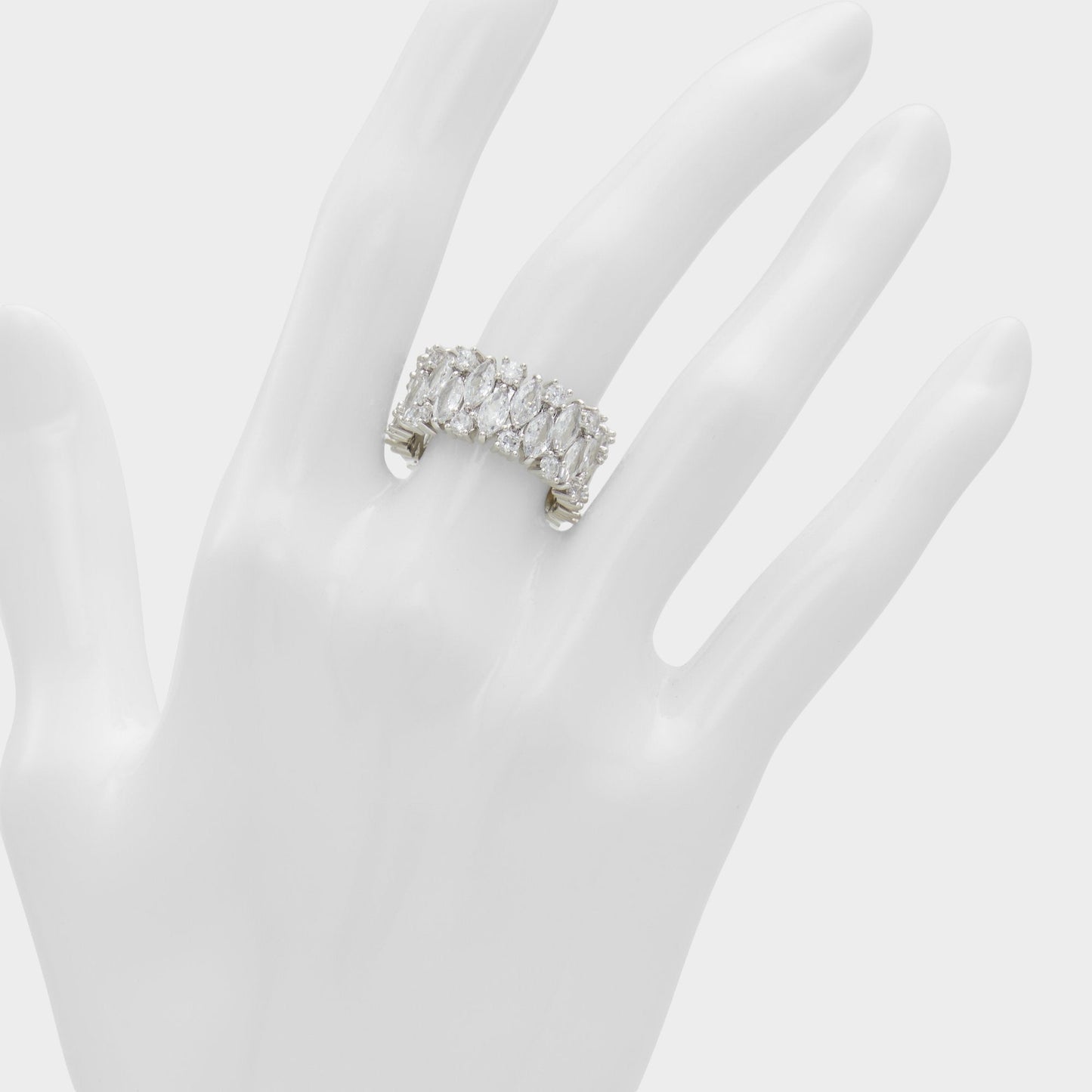 Nikka Silver/Clear Multi Women's Cubic Zirconia - Ring | Aldo Signature