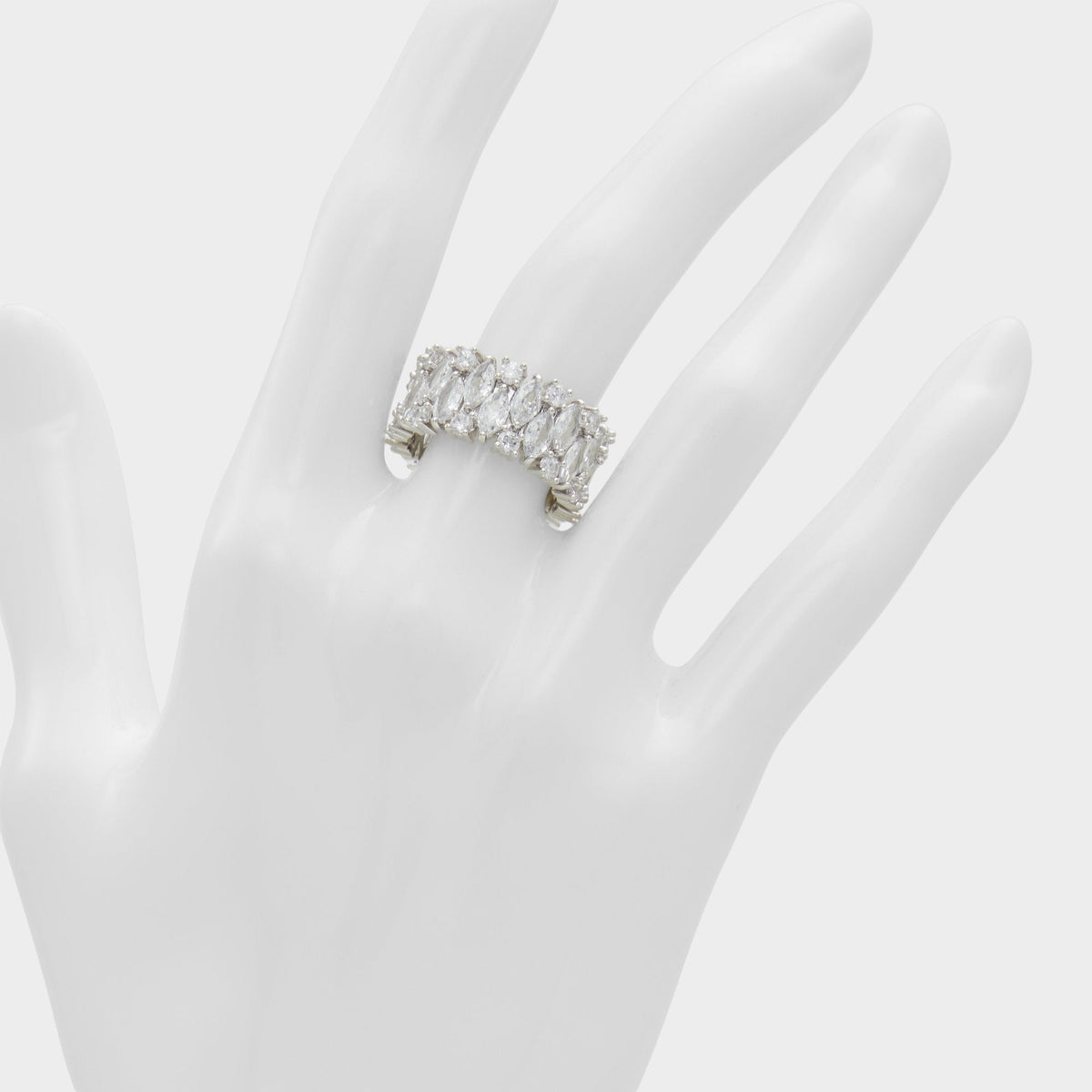 Nikka Silver/Clear Multi Women's Cubic Zirconia - Ring | Aldo Signature