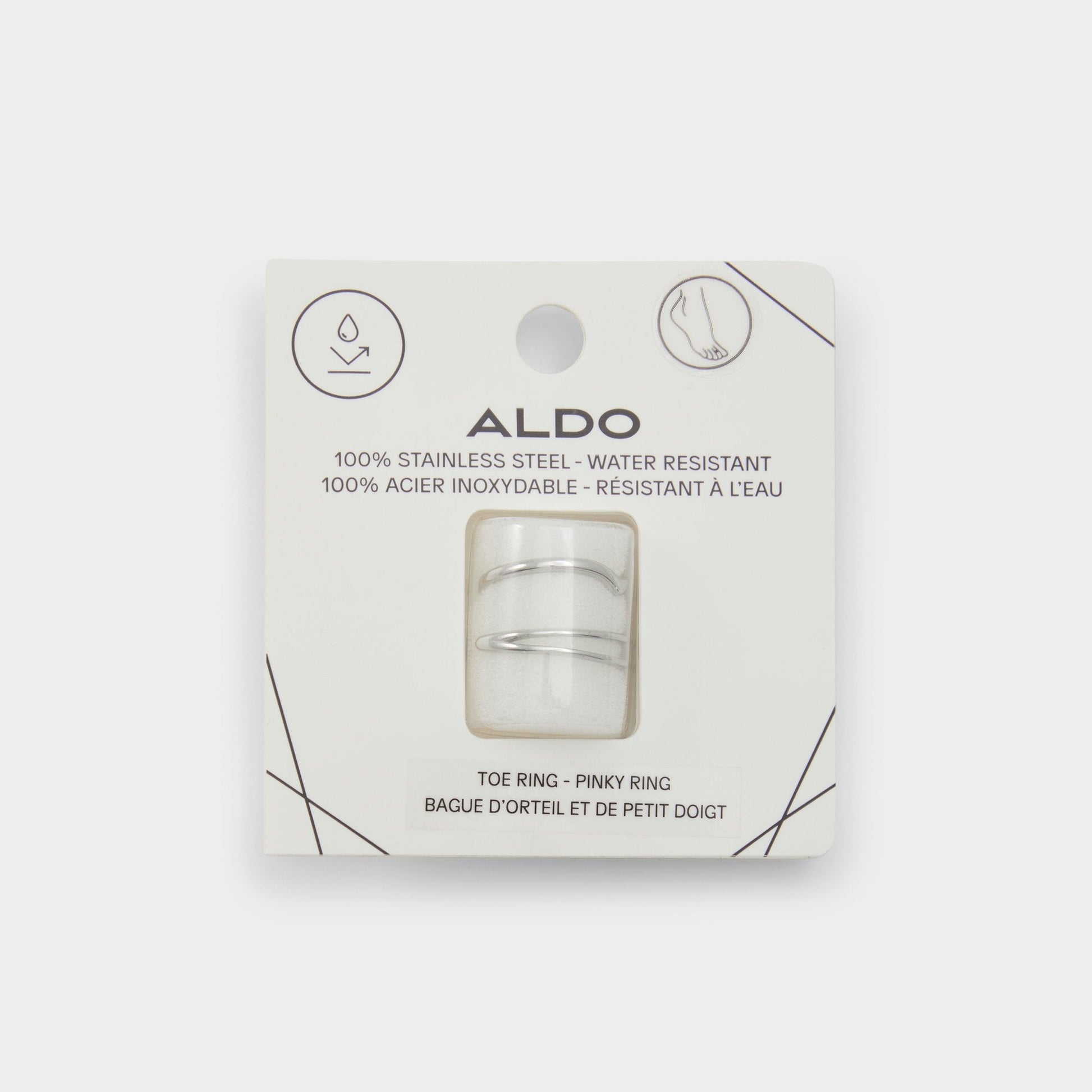 Ardgowan Silver Women's Stainless Steel - Toe ring | Aldo New