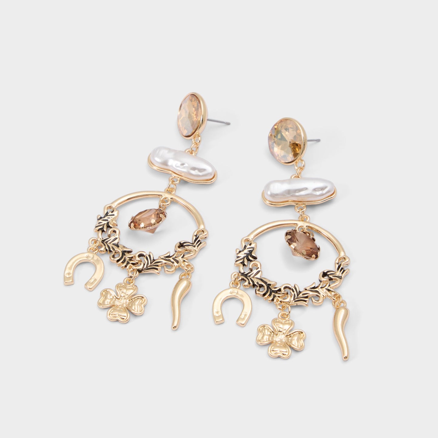 Chances in Champagne - Chandelier earrings | Aldo Classic