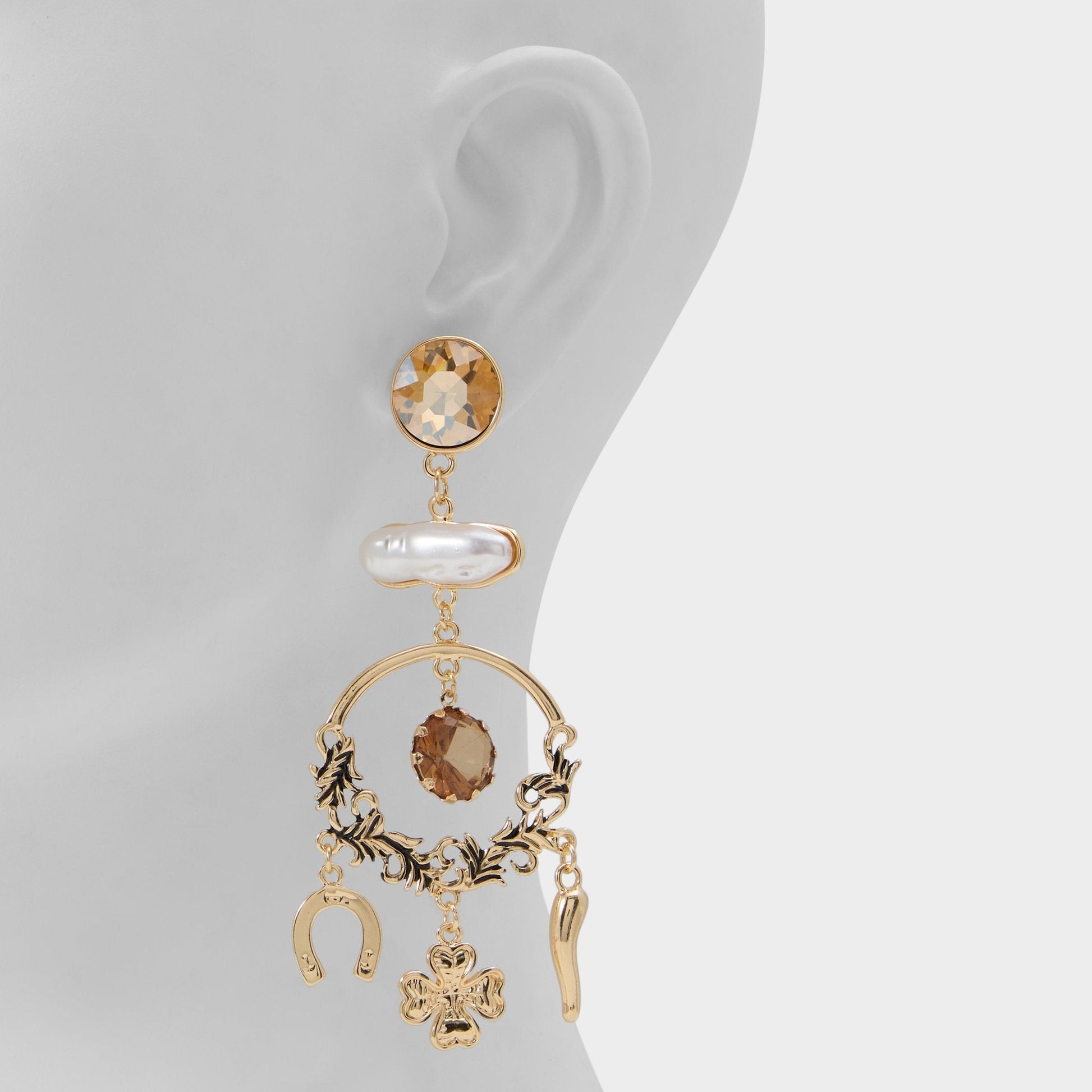 Chances in Champagne - Chandelier earrings | Aldo Classic