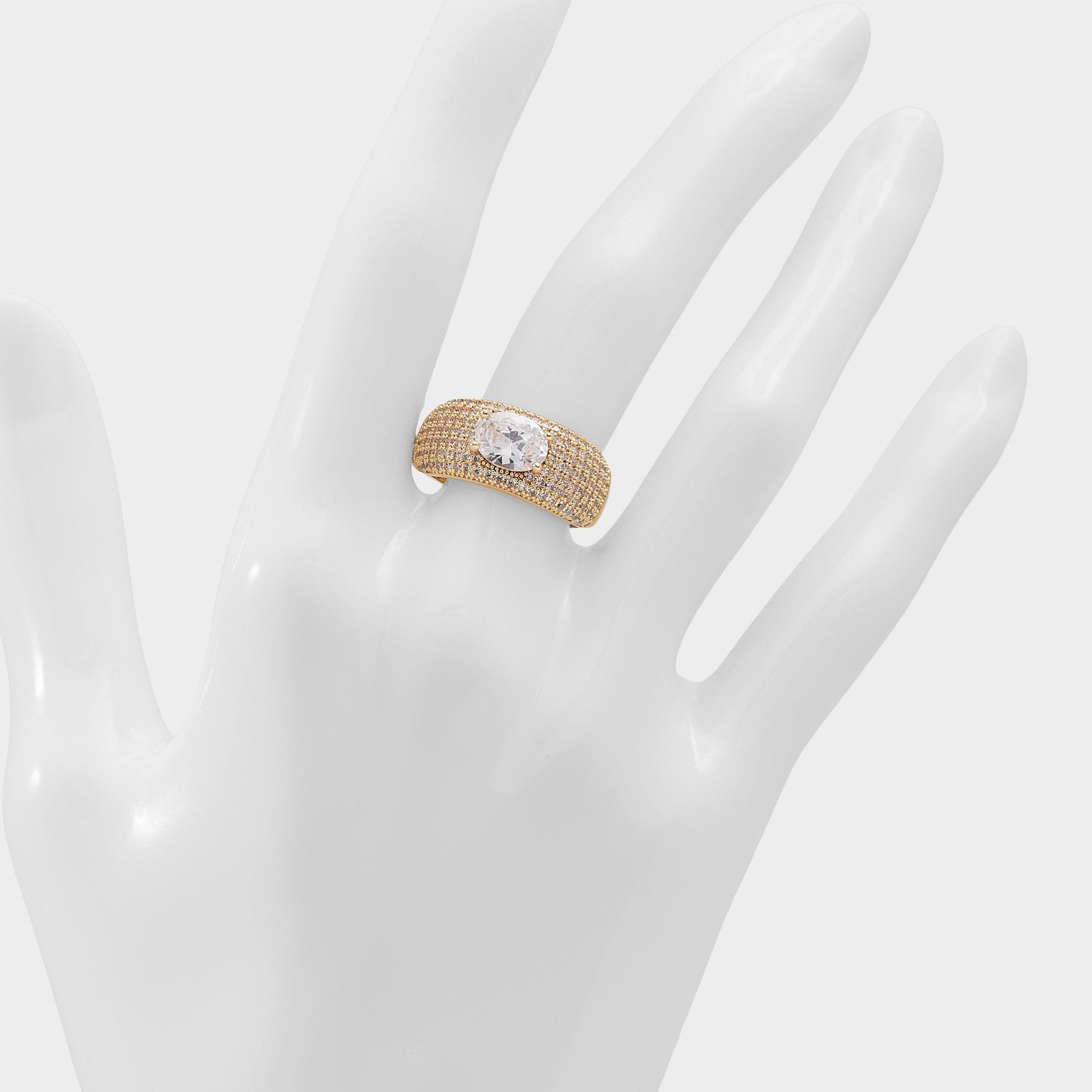 Caredar Gold/Clear Multi Women's Cubic Zirconia - Ring | Aldo Premium