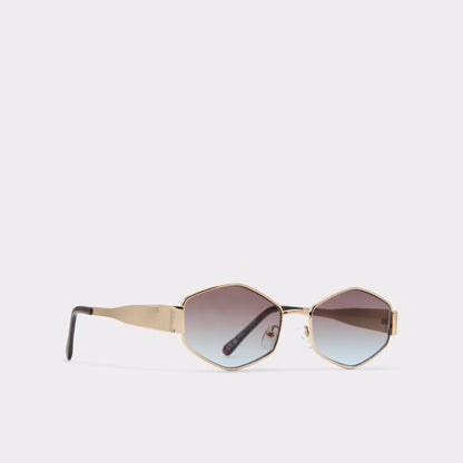 Rilibaen Gold Women's Round - Sunglasses | Aldo New