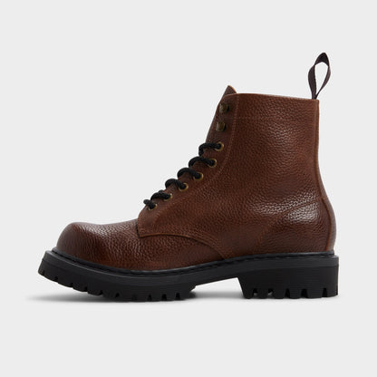 Doublezero in Dark Brown - Combat boot, Lug sole | Aldo Best Seller