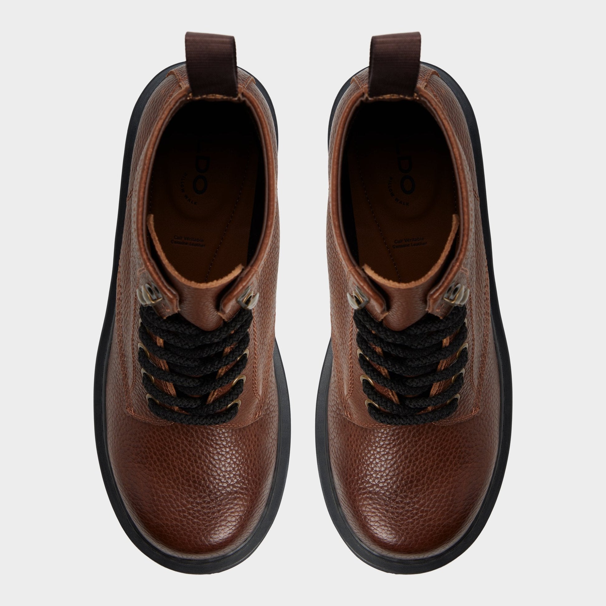 Doublezero in Dark Brown - Combat boot, Lug sole | Aldo Best Seller