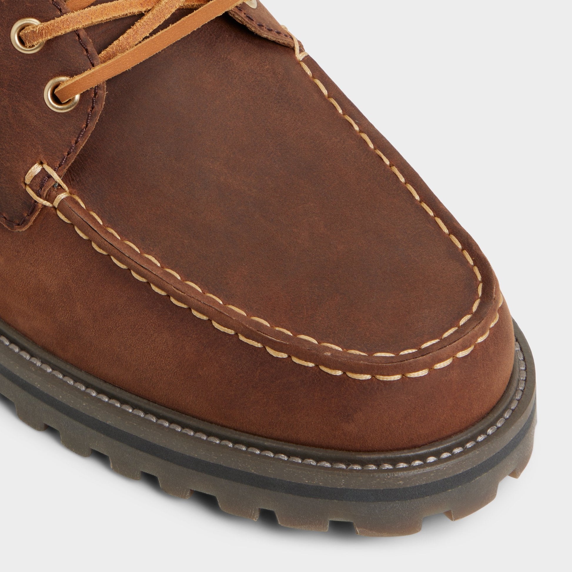 Farrell in Medium Brown - Combat boot, Lug sole | Aldo Essential